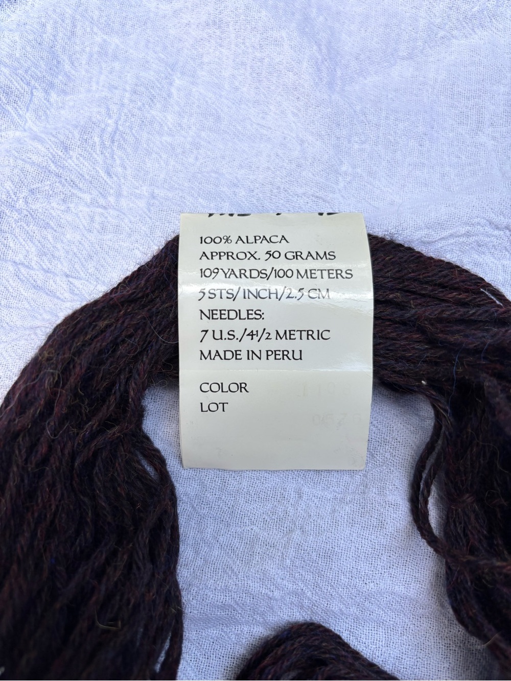 Classic Elite Inca Alpaca - Picture 3 of 6